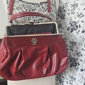 Jennifer Lopez Chic Red Shoulder Bag